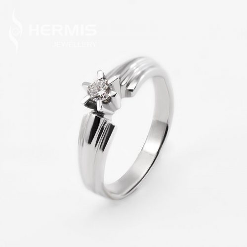 [:lt]Stambus sužadėtuvių žiedas su brilianto karūnėle[:en]Large engagement ring with diamond crown[:]