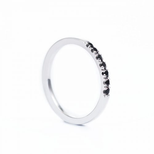 [:lt]Žiedas su juodais briliantais[:en]Black diamonds ring[:]
