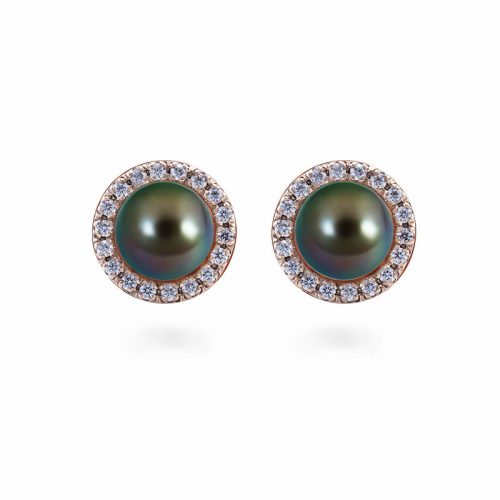 [:lt]Auskarai su Taičio perlais[:en]Earrings with Tahitian pearls[:]