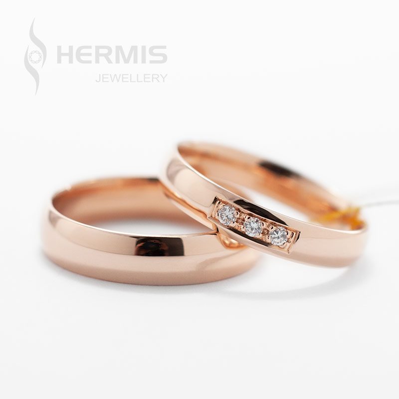 [:lt]Klasikiniai vestuviniai žiedai su smulkiais briliantais[:en]Classical wedding rings with diamonds[:]