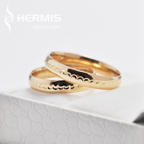 [:lt]Siauri vestuviniai žiedai su lankelių graviūromis[:en]Narrow wedding rings engraved with hoops[:]