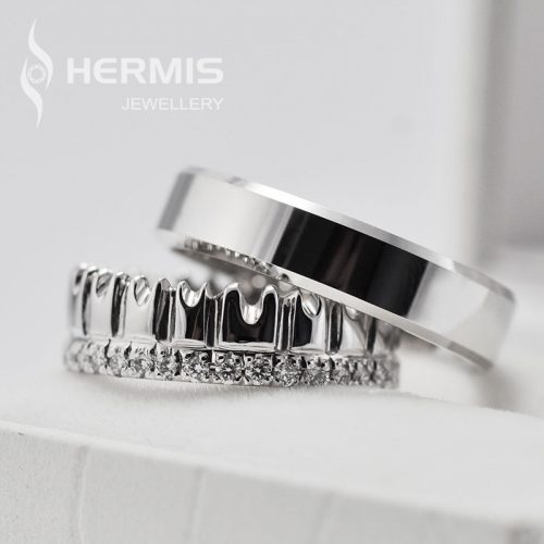 [:lt]Karališki vestuviniai žiedai iš balto aukso[:en]Royal wedding rings from white gold[:]