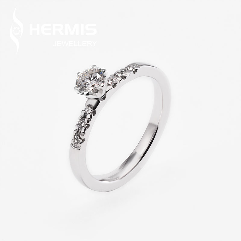 [:lt]Prabangus sužadėtuvių žiedas puoštas briliantais[:en]Luxurious enegagement ring with diamonds[:]
