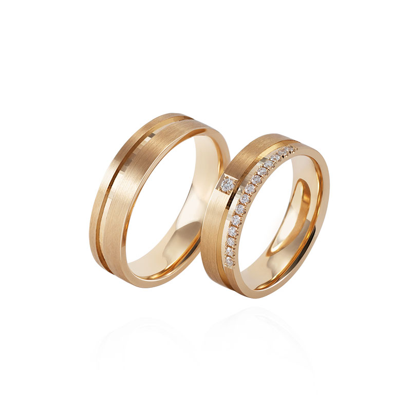 Vestuviniai žiedai su briliantais V1424